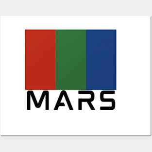 The Flag of the Planet Mars - Martian Flag Posters and Art